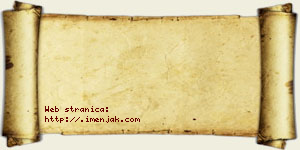 Hristina Nešković vizit kartica